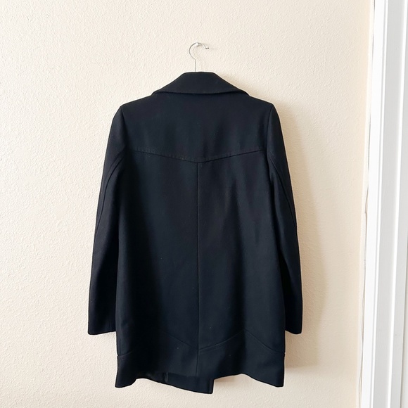 LIKE NEW! Double Breasted Wool Blend Trench Coat by MARC NEW YORK - Size 6 - Picture 3 of 5